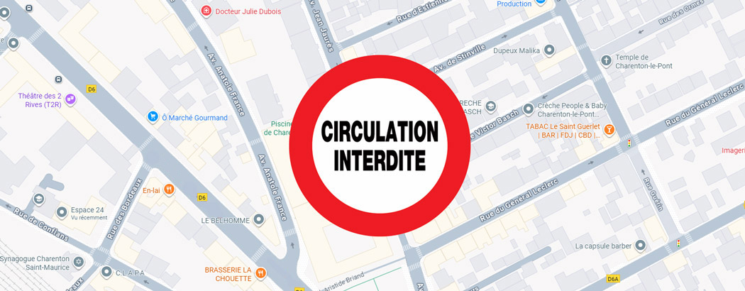 Circulation interdite